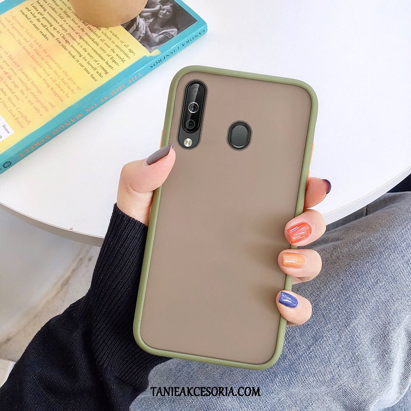 Etui Samsung Galaxy A40s Trudno Gwiazda Czerwony Netto, Futerał Samsung Galaxy A40s Anti-fall Nubuku Czarny