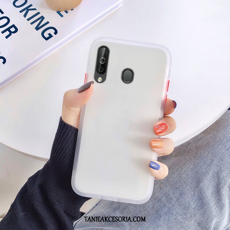 Etui Samsung Galaxy A40s Trudno Gwiazda Czerwony Netto, Futerał Samsung Galaxy A40s Anti-fall Nubuku Czarny