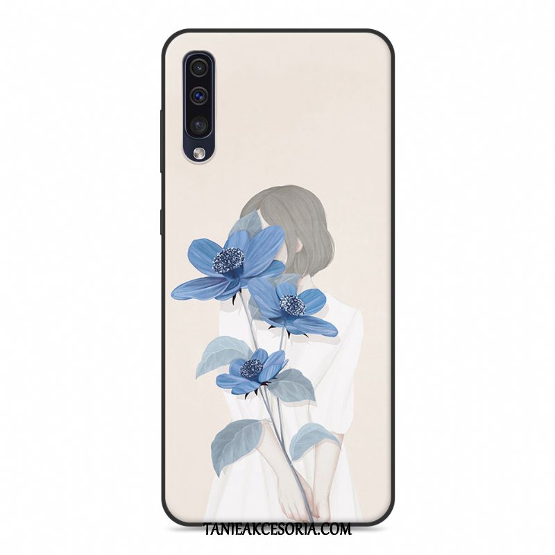 Etui Samsung Galaxy A50 Biały Silikonowe Miękki, Obudowa Samsung Galaxy A50 Telefon Komórkowy Świeży Mały