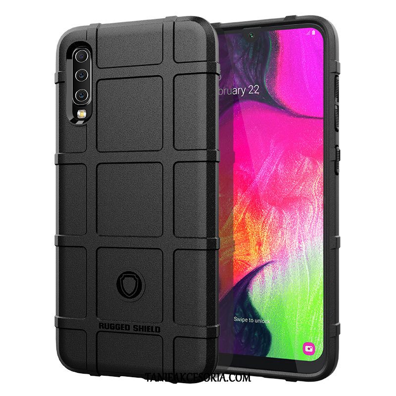 Etui Samsung Galaxy A50 Silikonowe Anti-fall Kreatywne, Futerał Samsung Galaxy A50 Gwiazda All Inclusive Nubuku Braun