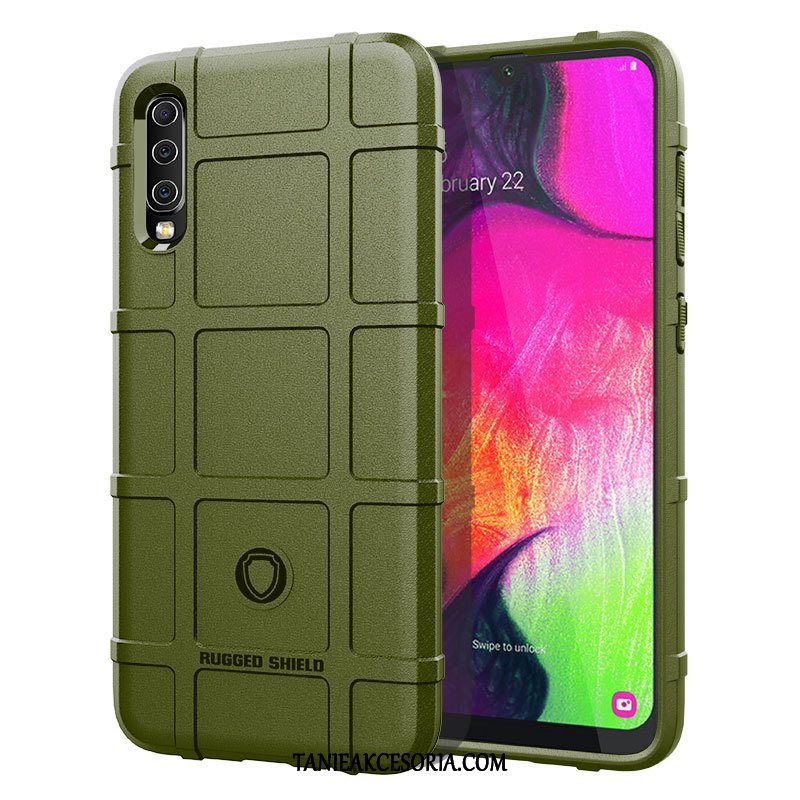 Etui Samsung Galaxy A50 Silikonowe Anti-fall Kreatywne, Futerał Samsung Galaxy A50 Gwiazda All Inclusive Nubuku Braun