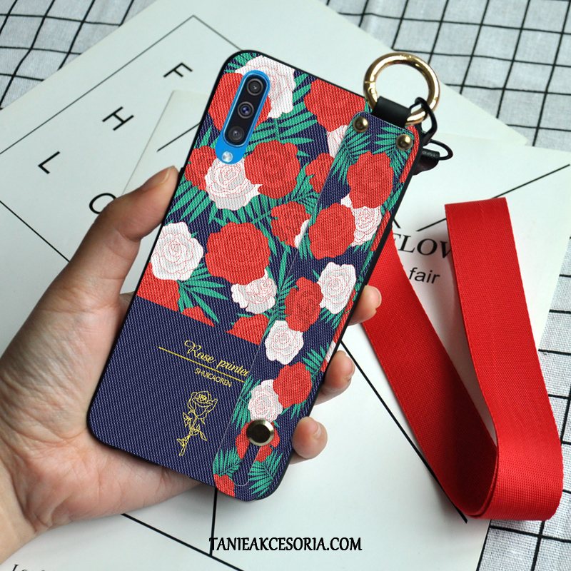 Etui Samsung Galaxy A50s All Inclusive Gwiazda Niebieski, Pokrowce Samsung Galaxy A50s Niebieski Miękki Silikonowe