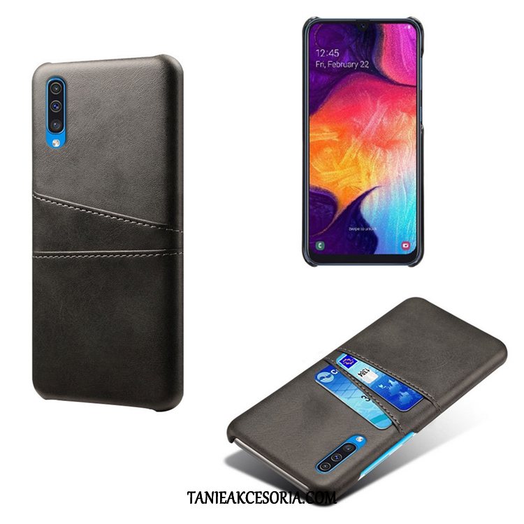 Etui Samsung Galaxy A50s Bydło Karta Mały, Obudowa Samsung Galaxy A50s Zielony Wzór Skóra