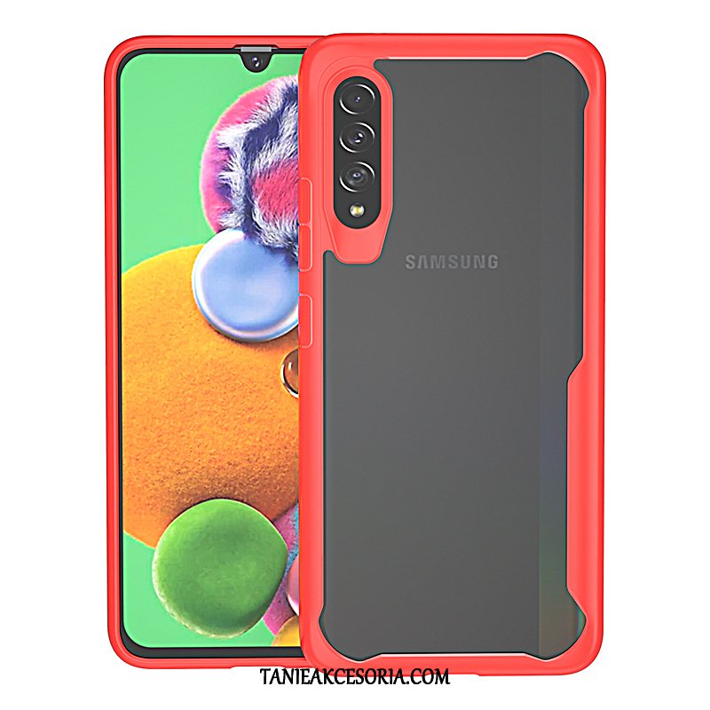 Etui Samsung Galaxy A50s Czarny All Inclusive Ochraniacz, Futerał Samsung Galaxy A50s Przezroczysty Anti-fall Miękki