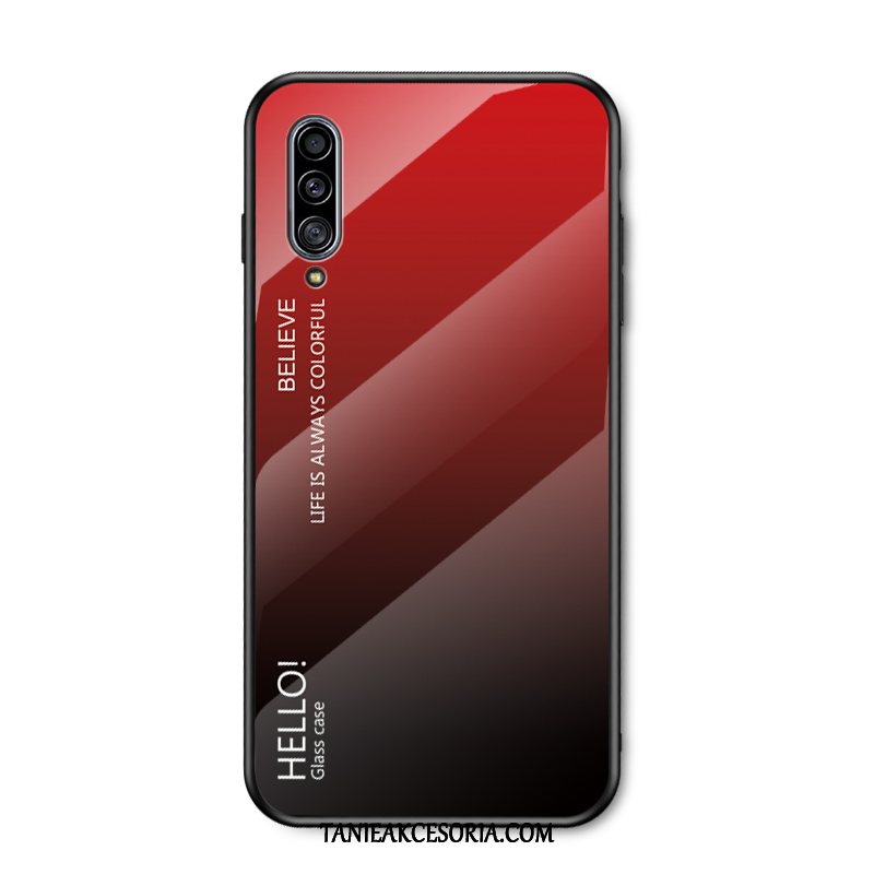 Etui Samsung Galaxy A50s Gradient Trudno Silikonowe, Obudowa Samsung Galaxy A50s Szkło Wiatr Miękki