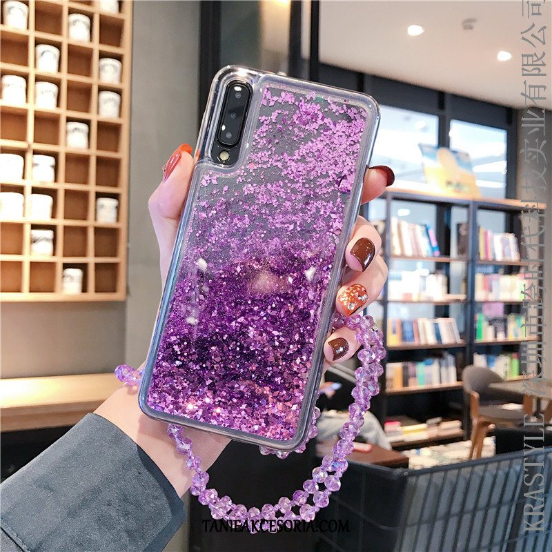 Etui Samsung Galaxy A50s Gwiazda Srebro Miękki, Futerał Samsung Galaxy A50s Quicksand Anti-fall Piękny