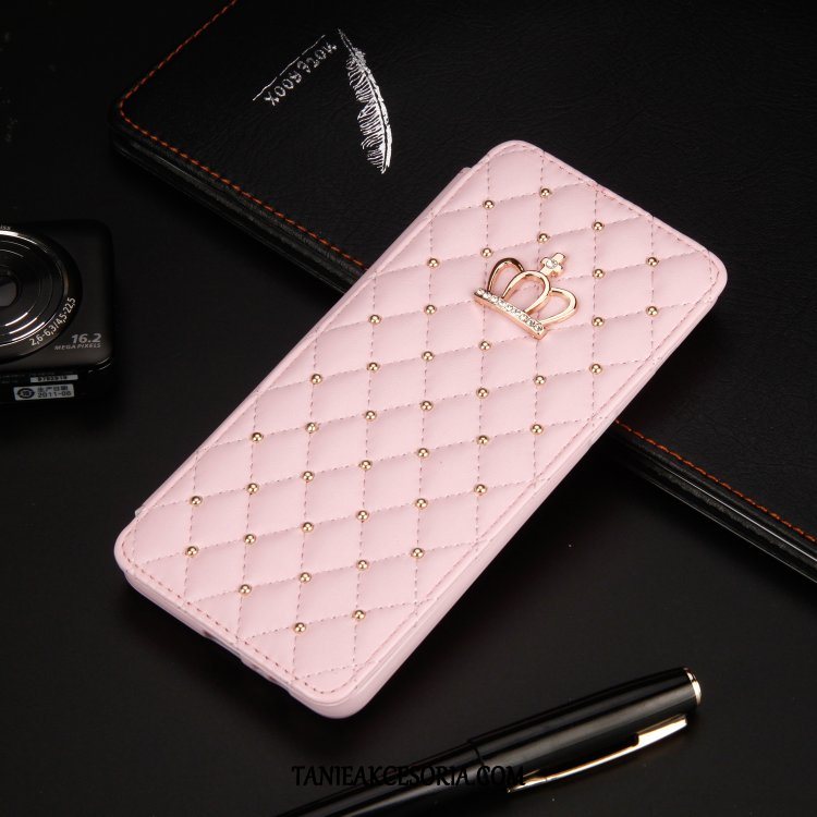 Etui Samsung Galaxy A50s Skórzany Gwiazda Anti-fall, Futerał Samsung Galaxy A50s All Inclusive Biały Rhinestone