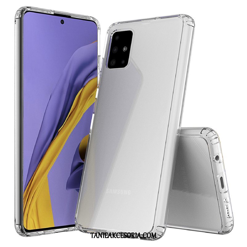 Etui Samsung Galaxy A51 Anti-fall Gwiazda Europa, Futerał Samsung Galaxy A51 Telefon Komórkowy Przezroczysty Granica