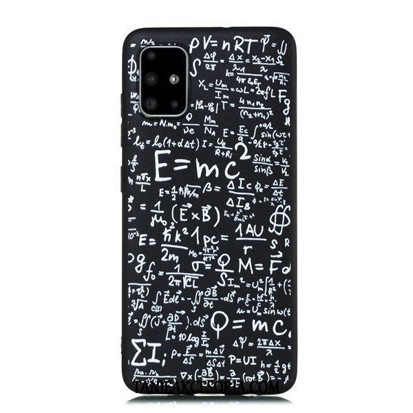 Etui Samsung Galaxy A51 Czarny Wiszące Ozdoby Tendencja, Obudowa Samsung Galaxy A51 All Inclusive Anti-fall Gwiazda