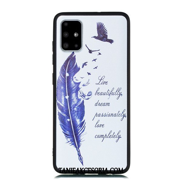 Etui Samsung Galaxy A51 Czarny Wiszące Ozdoby Tendencja, Obudowa Samsung Galaxy A51 All Inclusive Anti-fall Gwiazda