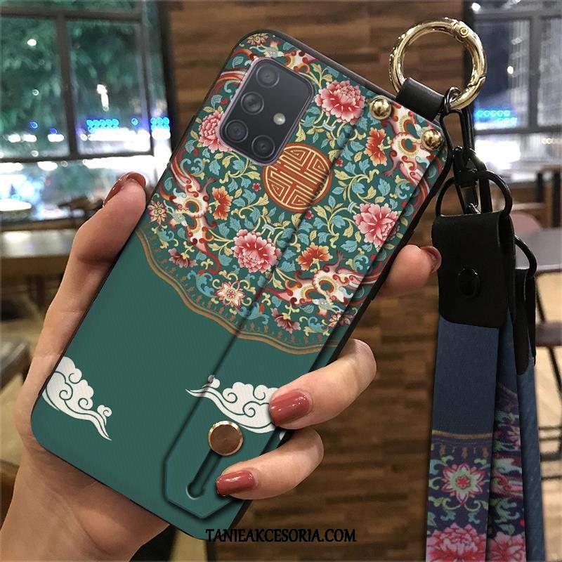 Etui Samsung Galaxy A51 Wiszące Ozdoby Pałac Etniczny, Pokrowce Samsung Galaxy A51 Wiatr Miękki Ochraniacz