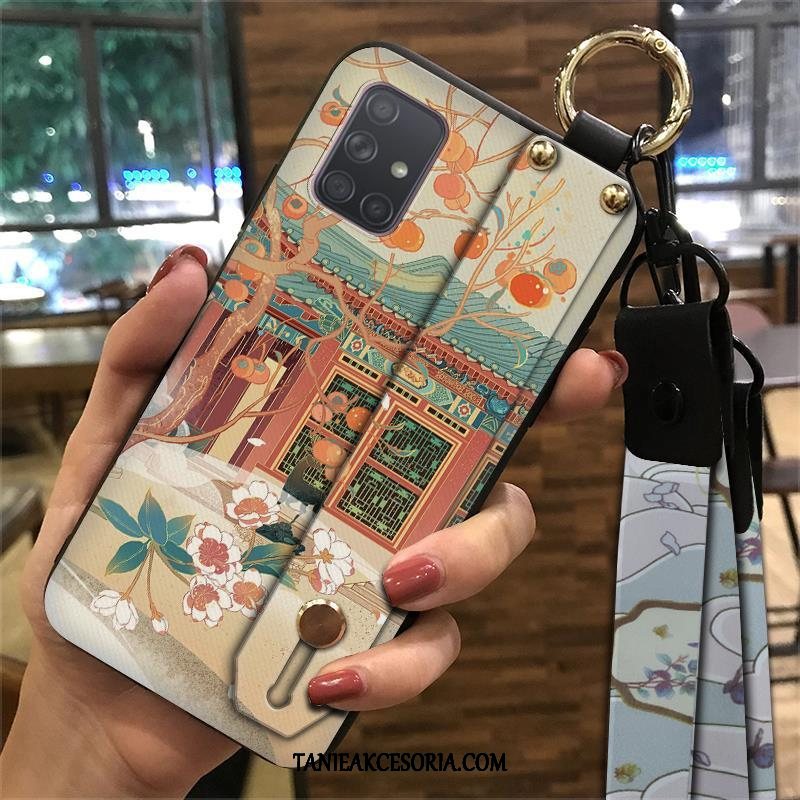 Etui Samsung Galaxy A51 Wiszące Ozdoby Pałac Etniczny, Pokrowce Samsung Galaxy A51 Wiatr Miękki Ochraniacz