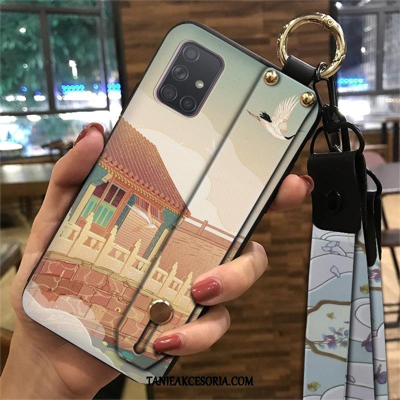 Etui Samsung Galaxy A51 Wiszące Ozdoby Pałac Etniczny, Pokrowce Samsung Galaxy A51 Wiatr Miękki Ochraniacz