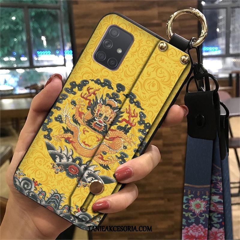 Etui Samsung Galaxy A51 Wiszące Ozdoby Pałac Etniczny, Pokrowce Samsung Galaxy A51 Wiatr Miękki Ochraniacz