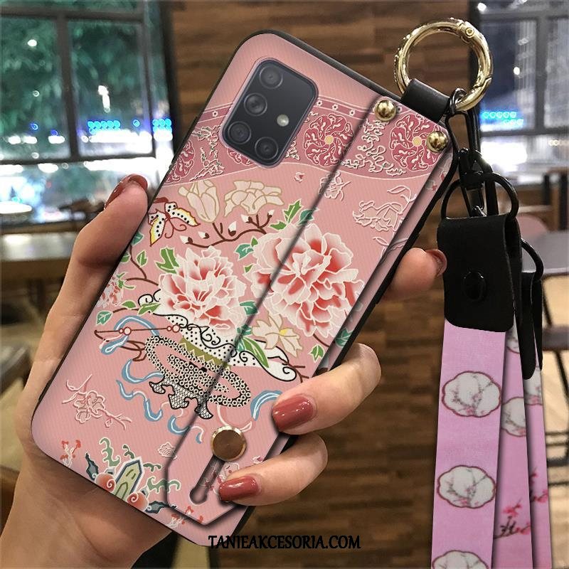 Etui Samsung Galaxy A51 Wiszące Ozdoby Pałac Etniczny, Pokrowce Samsung Galaxy A51 Wiatr Miękki Ochraniacz