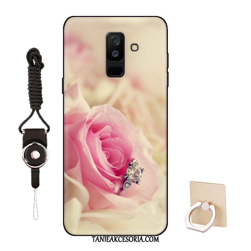 Etui Samsung Galaxy A6+ All Inclusive Kreskówka Miękki, Pokrowce Samsung Galaxy A6+ Anti-fall Dostosowane Biały