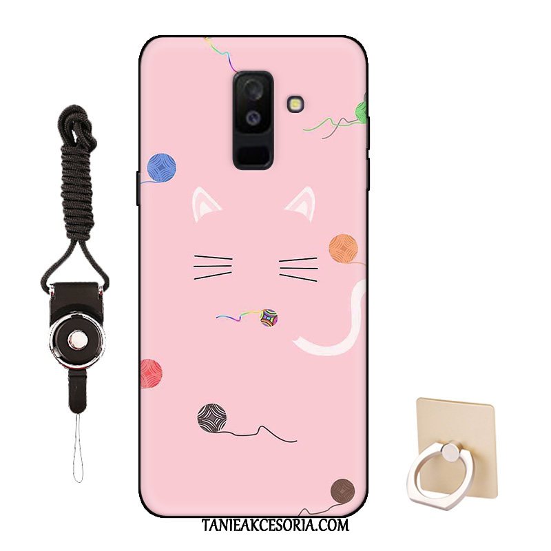 Etui Samsung Galaxy A6+ All Inclusive Kreskówka Miękki, Pokrowce Samsung Galaxy A6+ Anti-fall Dostosowane Biały