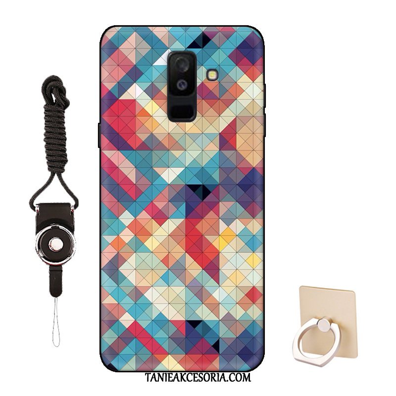 Etui Samsung Galaxy A6+ All Inclusive Kreskówka Miękki, Pokrowce Samsung Galaxy A6+ Anti-fall Dostosowane Biały