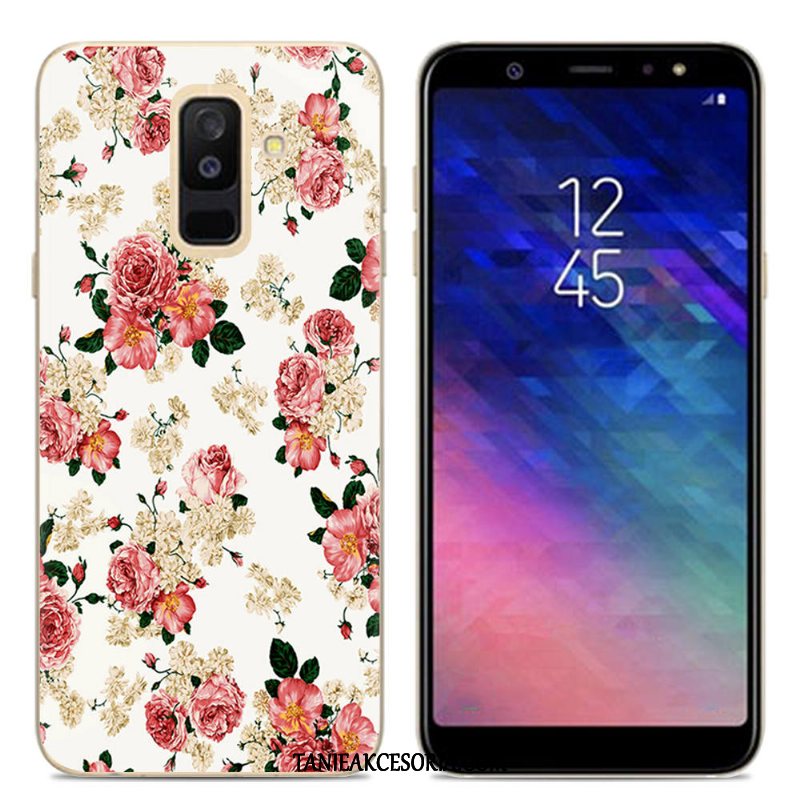 Etui Samsung Galaxy A6+ Kreskówka Gwiazda Kreatywne, Pokrowce Samsung Galaxy A6+ Miękki Silikonowe Czarny