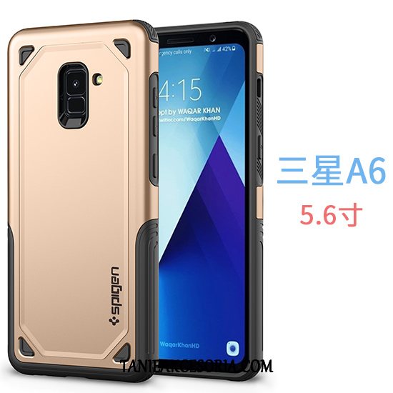 Etui Samsung Galaxy A6 Niebieski Biznes Anti-fall, Futerał Samsung Galaxy A6 Trudno Gwiazda Telefon Komórkowy