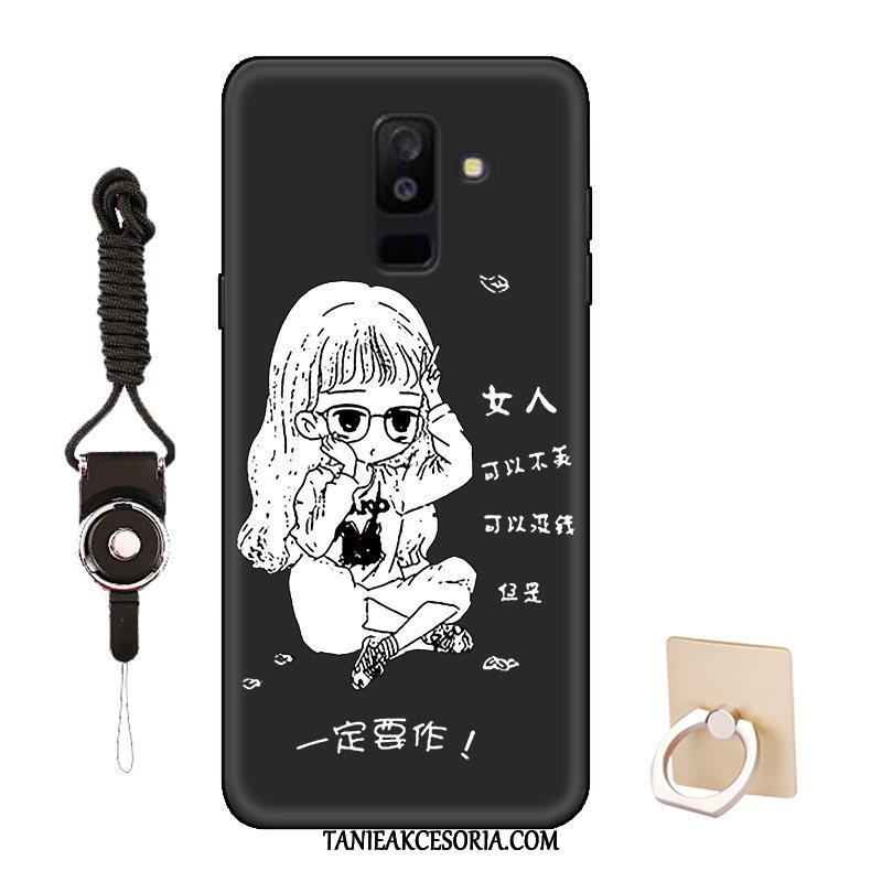 Etui Samsung Galaxy A6+ Ochraniacz Zakochani Gwiazda, Pokrowce Samsung Galaxy A6+ Czarny Kreskówka Dostosowane