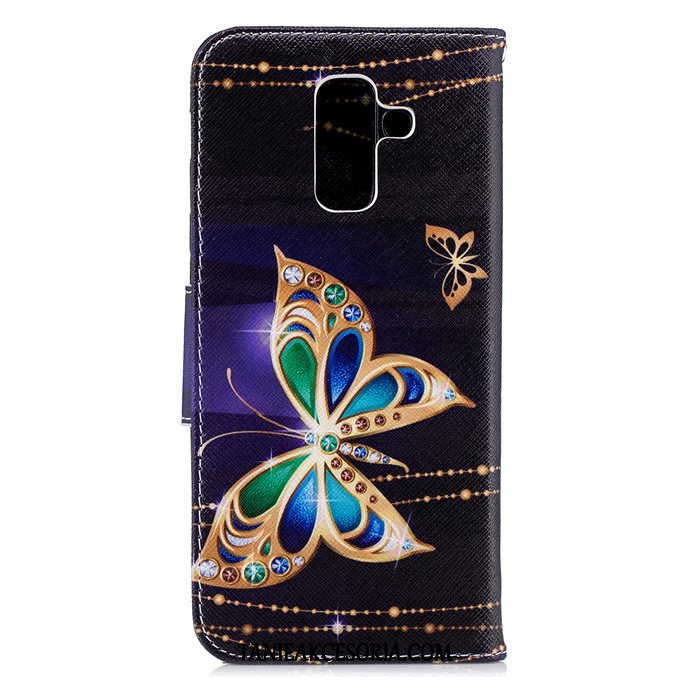 Etui Samsung Galaxy A6+ Silikonowe Gwiazda Czarny, Pokrowce Samsung Galaxy A6+ Telefon Komórkowy Anti-fall Ochraniacz