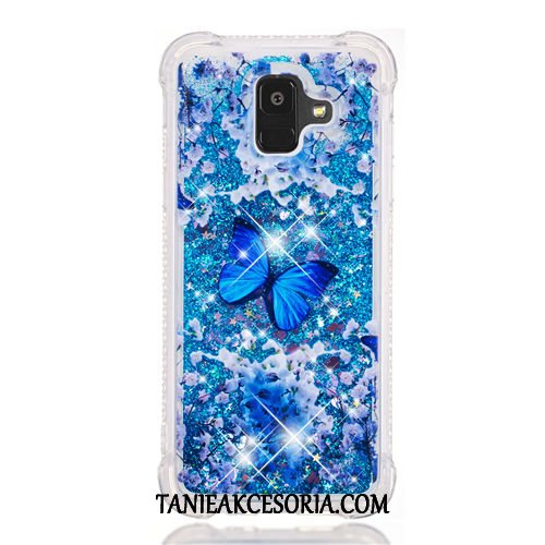 Etui Samsung Galaxy A6 Silikonowe Kreskówka Quicksand, Futerał Samsung Galaxy A6 Purpurowy Telefon Komórkowy Gwiazda