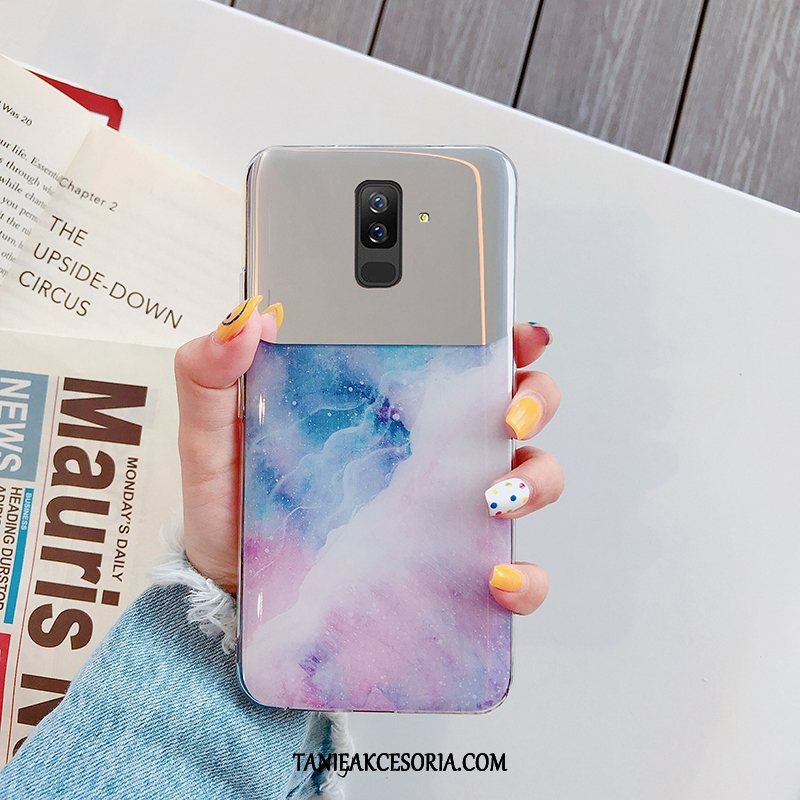 Etui Samsung Galaxy A6+ Szkło Hartowane Gwiazda Telefon Komórkowy, Pokrowce Samsung Galaxy A6+ Anti-fall Filmy Kolor