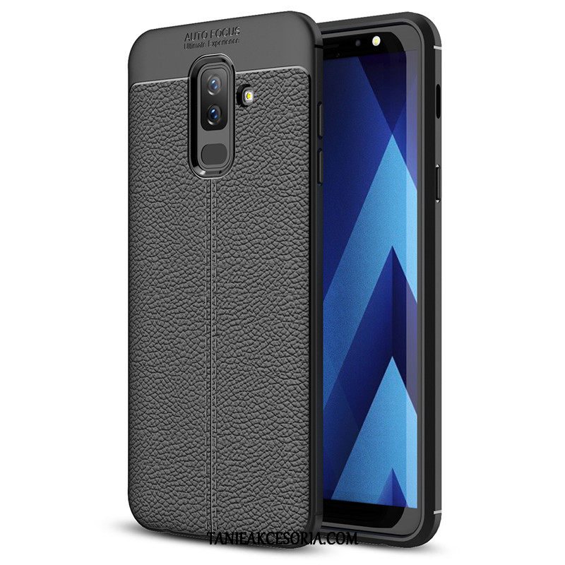 Etui Samsung Galaxy A6+ Telefon Komórkowy Czerwony Ochraniacz, Obudowa Samsung Galaxy A6+ All Inclusive Silikonowe Tendencja