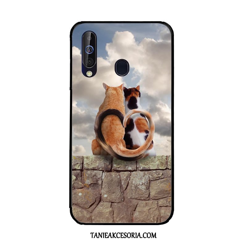 Etui Samsung Galaxy A60 Gwiazda Czarny Miękki, Obudowa Samsung Galaxy A60 Telefon Komórkowy Kolor Ochraniacz