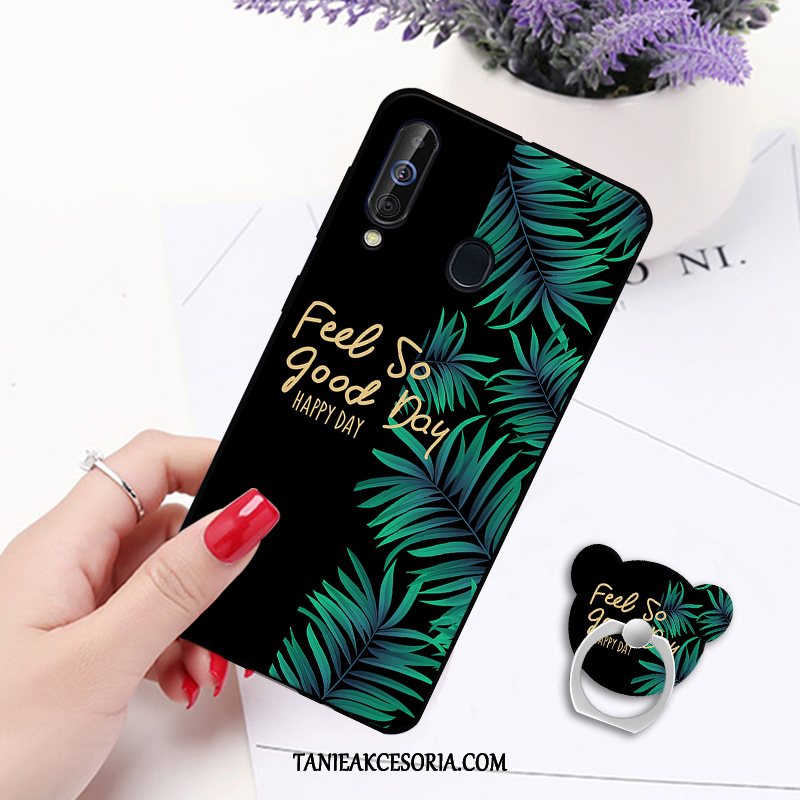 Etui Samsung Galaxy A60 Purpurowy Gwiazda Wiszące Ozdoby, Obudowa Samsung Galaxy A60 Czerwony Netto Ochraniacz Telefon Komórkowy