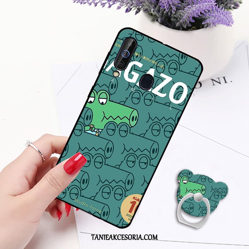 Etui Samsung Galaxy A60 Purpurowy Gwiazda Wiszące Ozdoby, Obudowa Samsung Galaxy A60 Czerwony Netto Ochraniacz Telefon Komórkowy