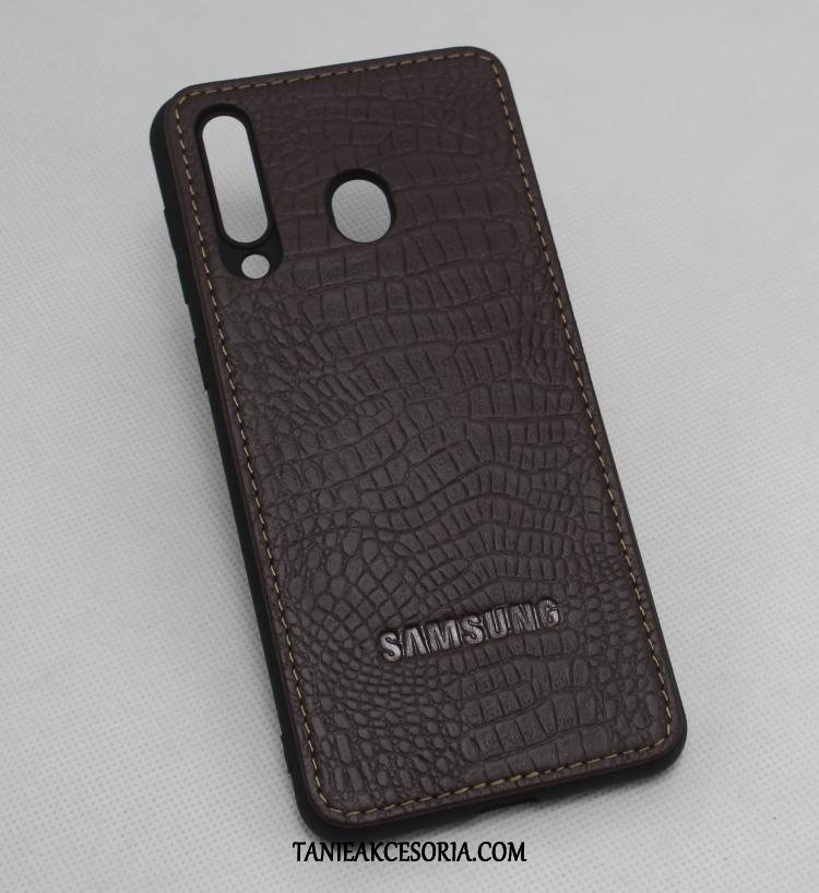 Etui Samsung Galaxy A60 Skórzany Futerał Anti-fall Skóra, Obudowa Samsung Galaxy A60 Czarny Telefon Komórkowy Ochraniacz