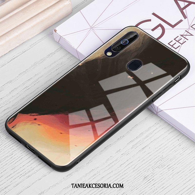 Etui Samsung Galaxy A60 Szkło Tendencja Niebieski, Pokrowce Samsung Galaxy A60 Anti-fall Gwiazda Ochraniacz