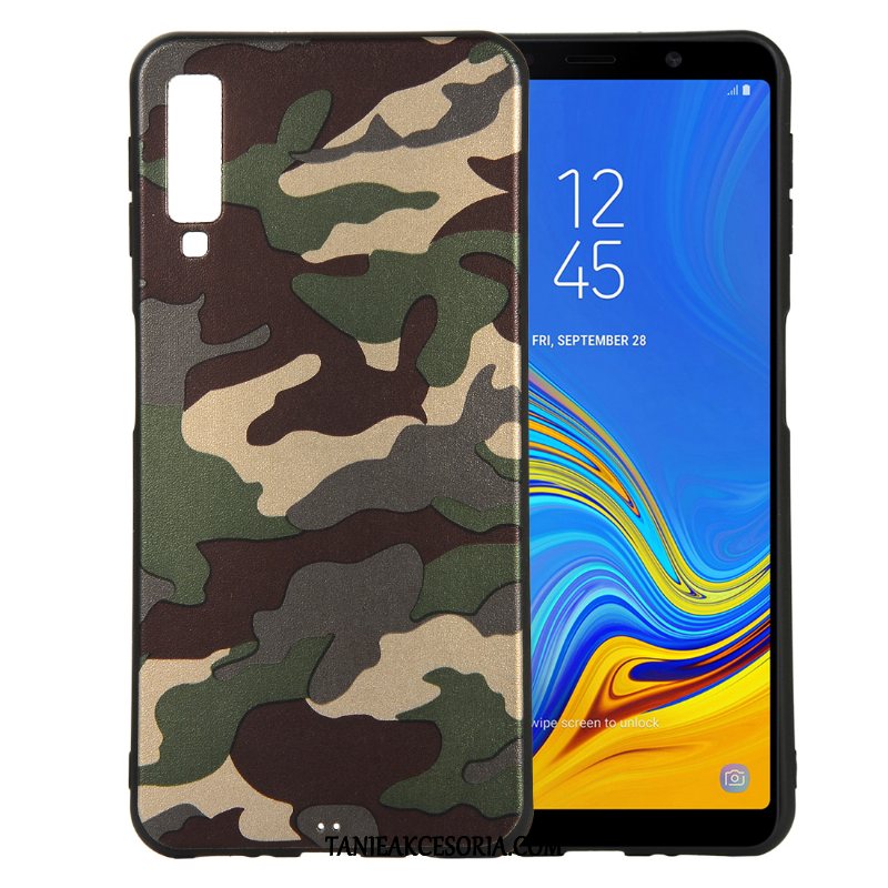 Etui Samsung Galaxy A7 Gwiazda Miękki All Inclusive, Obudowa Samsung Galaxy A7 Modna Marka Telefon Komórkowy Kamuflaż