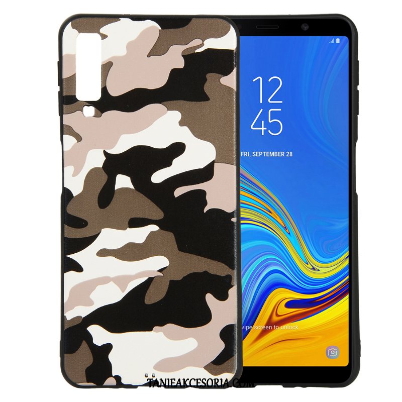 Etui Samsung Galaxy A7 Gwiazda Miękki All Inclusive, Obudowa Samsung Galaxy A7 Modna Marka Telefon Komórkowy Kamuflaż