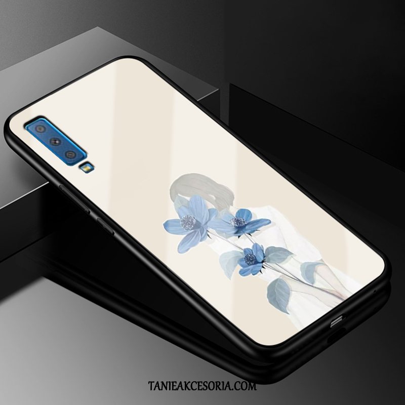 Etui Samsung Galaxy A7 Gwiazda Trudno Szkło, Obudowa Samsung Galaxy A7 All Inclusive Miękki Anti-fall