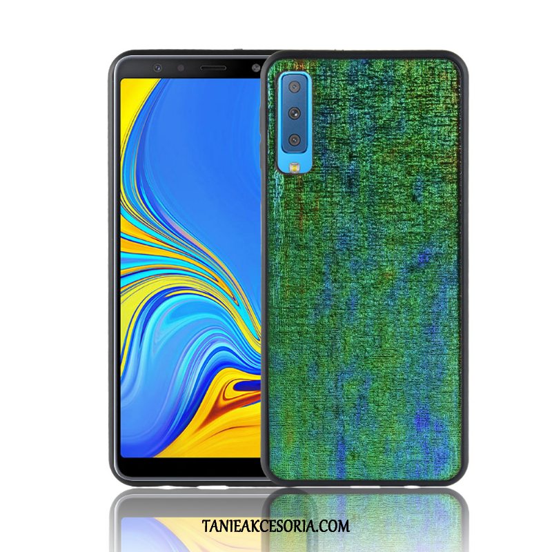 Etui Samsung Galaxy A7 Miękki Nubuku Purpurowy, Pokrowce Samsung Galaxy A7 Ochraniacz Kolor Gwiazda