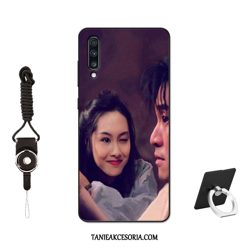 Etui Samsung Galaxy A70 Dostosowane Czerwony Czerwony Netto, Obudowa Samsung Galaxy A70 Telefon Komórkowy Nubuku Filmy