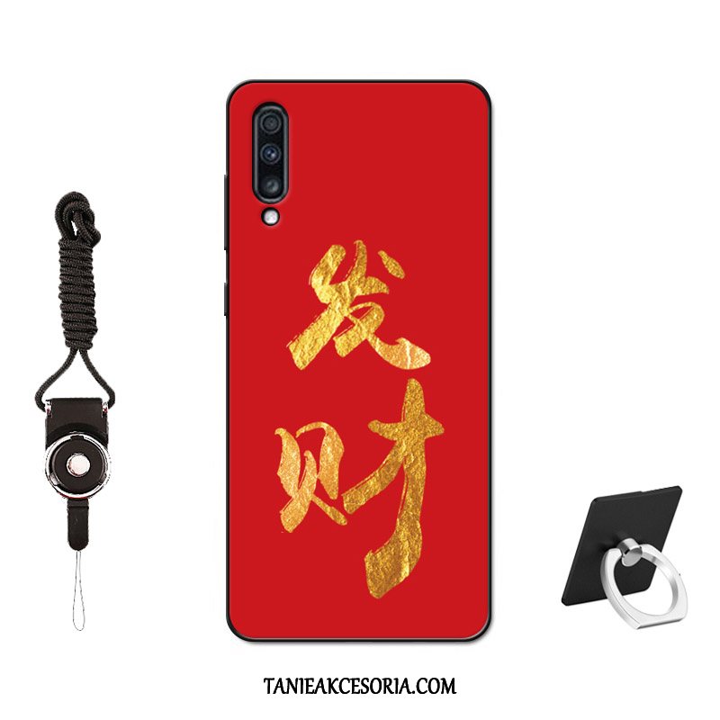 Etui Samsung Galaxy A70 Dostosowane Czerwony Czerwony Netto, Obudowa Samsung Galaxy A70 Telefon Komórkowy Nubuku Filmy