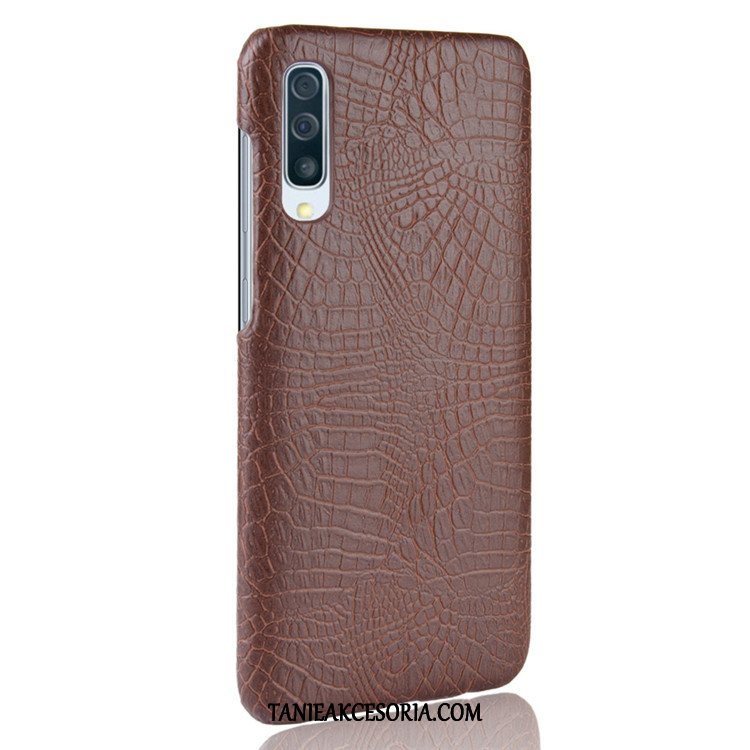 Etui Samsung Galaxy A70 Gwiazda Ochraniacz Torby, Pokrowce Samsung Galaxy A70 Biały Trudno Wzór Krokodyla