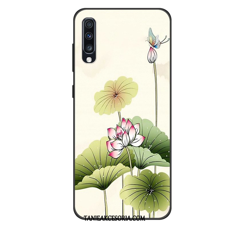 Etui Samsung Galaxy A70 Ochraniacz Piękny Silikonowe, Futerał Samsung Galaxy A70 Anti-fall Zielony Miękki