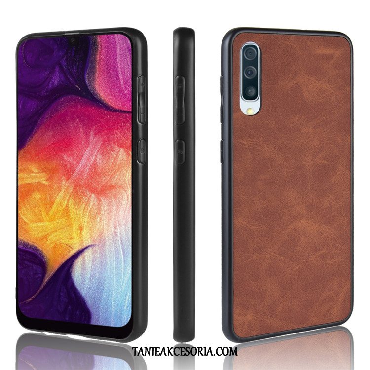 Etui Samsung Galaxy A70 Trudno Czarny Ochraniacz, Futerał Samsung Galaxy A70 Telefon Komórkowy Skóra Gwiazda