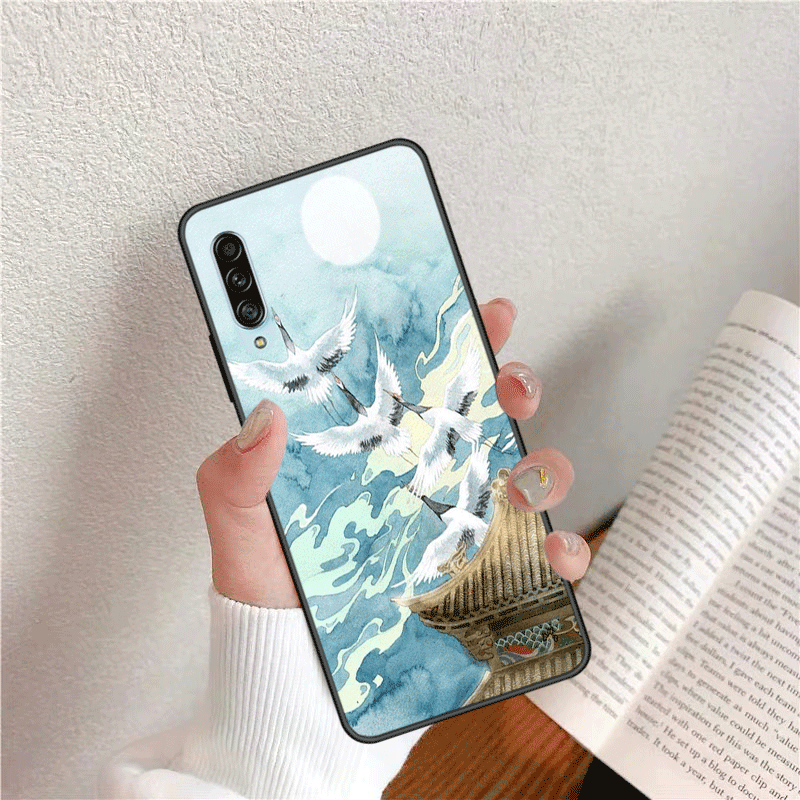 Etui Samsung Galaxy A70s Dostosowane Chiński Styl Zakochani, Obudowa Samsung Galaxy A70s Anti-fall All Inclusive Ochraniacz