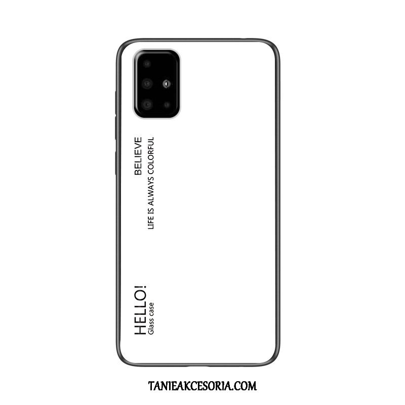 Etui Samsung Galaxy A71 Miękki Czerwony Netto Trudno, Obudowa Samsung Galaxy A71 Modna Marka Szkło Hartowane Telefon Komórkowy