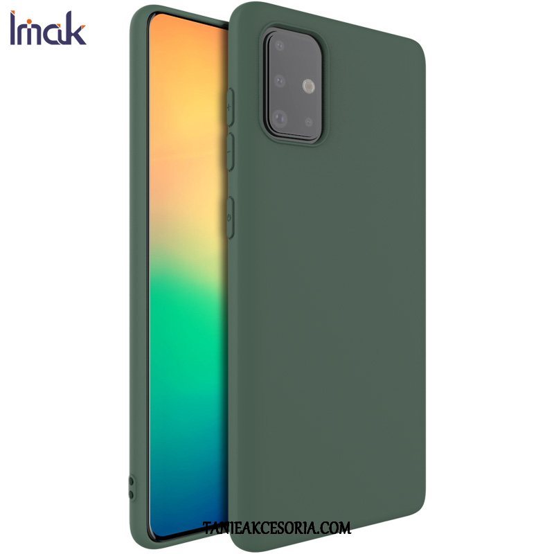 Etui Samsung Galaxy A71 Miękki Zielony Gwiazda, Obudowa Samsung Galaxy A71 All Inclusive Anti-fall Nowy