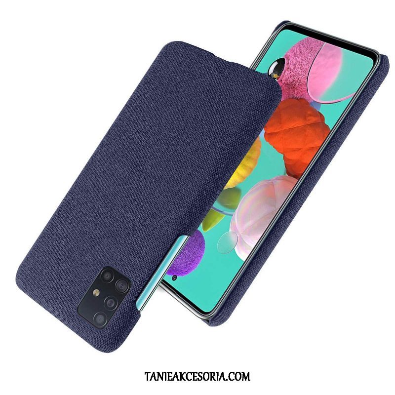 Etui Samsung Galaxy A71 Niebieski Modna Marka Gwiazda, Obudowa Samsung Galaxy A71 Telefon Komórkowy Anti-fall Dostosowane