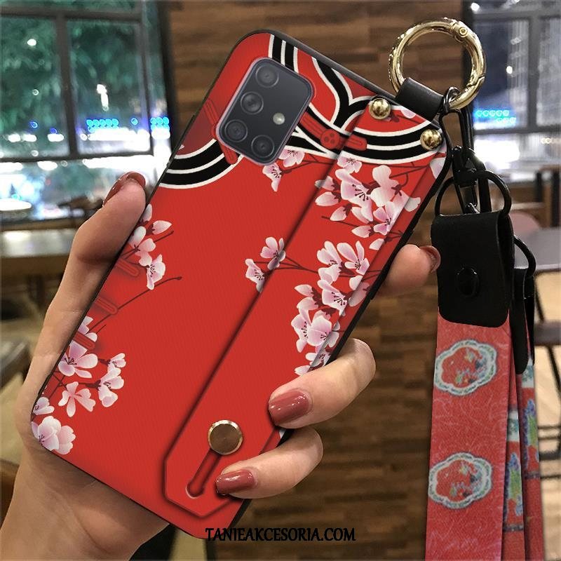 Etui Samsung Galaxy A71 Pałac Ochraniacz Wiszące Ozdoby, Futerał Samsung Galaxy A71 Wspornik Wiatr Chiński Styl