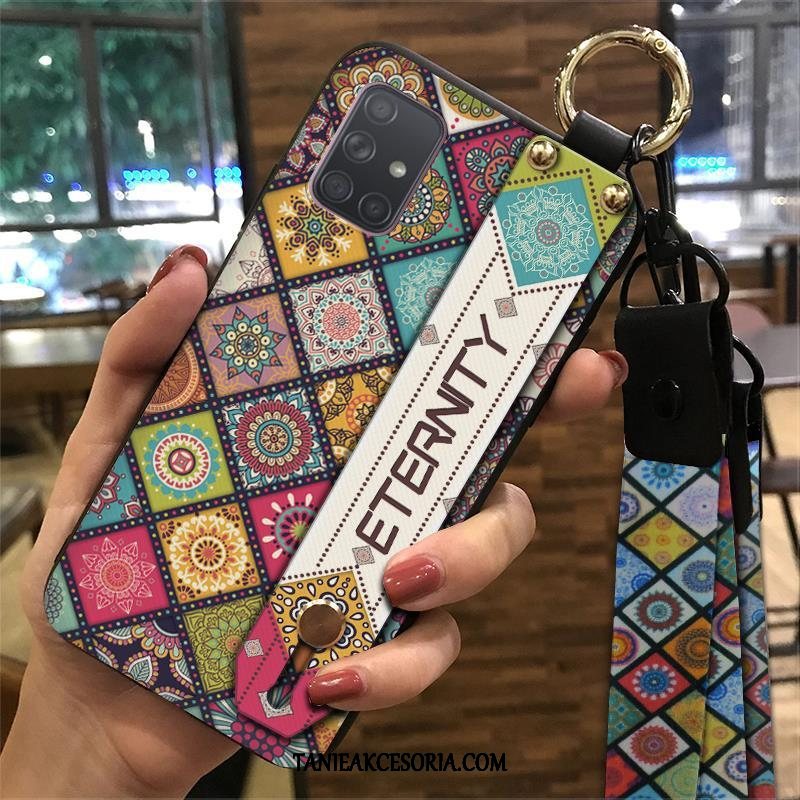 Etui Samsung Galaxy A71 Pałac Ochraniacz Wiszące Ozdoby, Futerał Samsung Galaxy A71 Wspornik Wiatr Chiński Styl