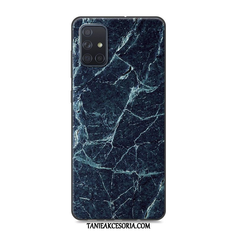 Etui Samsung Galaxy A71 Silikonowe Szary Miękki, Futerał Samsung Galaxy A71 Duży Telefon Komórkowy Wzór